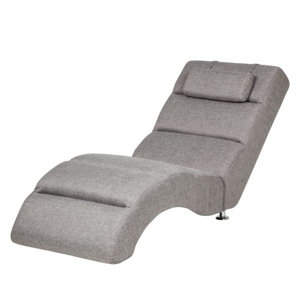 Relaxliege Califfo - Strukturstoff Grau Relaxliege Califfo - Strukturstoff Grau