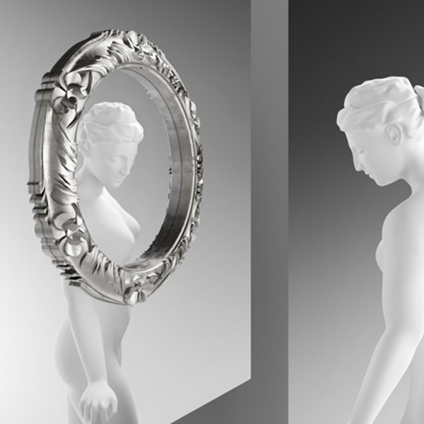 Ritratto Wandspiegel 110 silber Ritratto Wandspiegel 110 silber