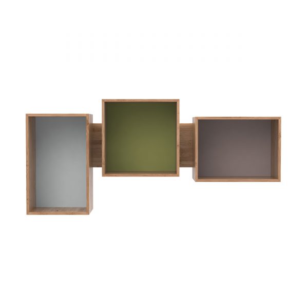 SJ Bookcase Wandregal mit 3 Boxen SJ Bookcase Wandregal mit 3 Boxen