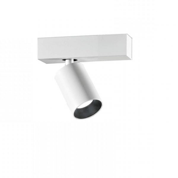 Saturno 1-flammig LED Deckenstrahler weiß-schwarz Saturno 1-flammig LED Deckenstrahler weiß-schwarz