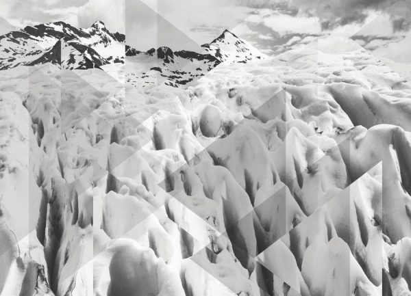 Scattered 2 Perito Moreno BW Leinwandbild Scattered 2 Perito Moreno BW Leinwandbild