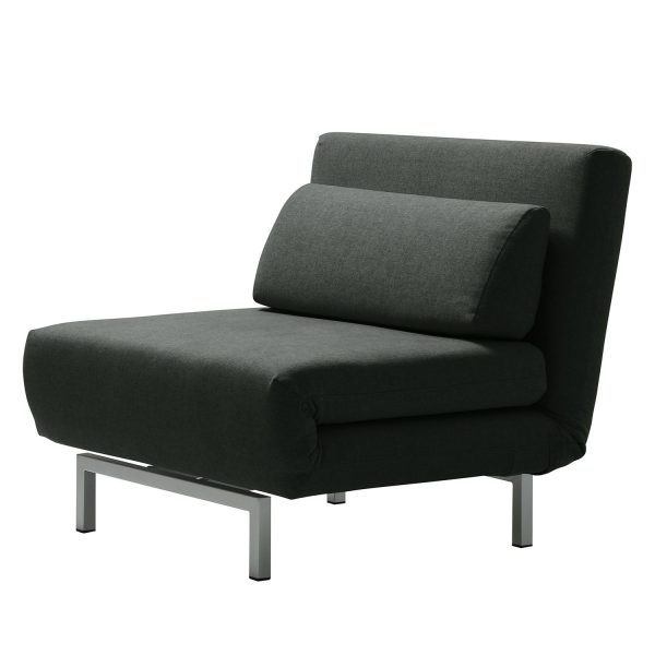 Schlafsessel Copperfield Webstoff - Stoff Nova Hellanthrazit Schlafsessel Copperfield Webstoff - Stoff Nova Hellanthrazit