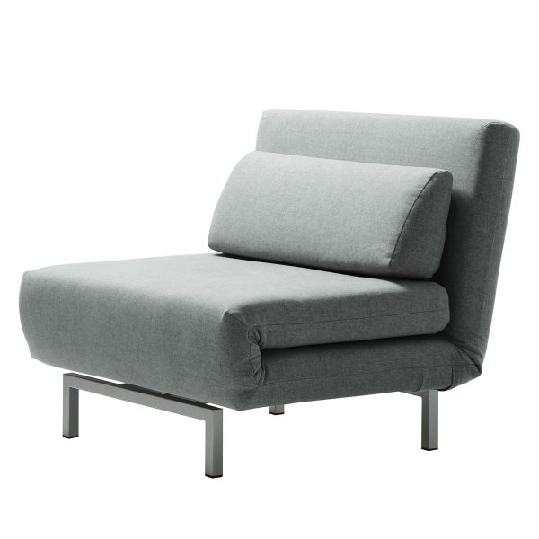 Schlafsessel Copperfield Webstoff - Stoff Nova Pastellblau Schlafsessel Copperfield Webstoff - Stoff Nova Pastellblau