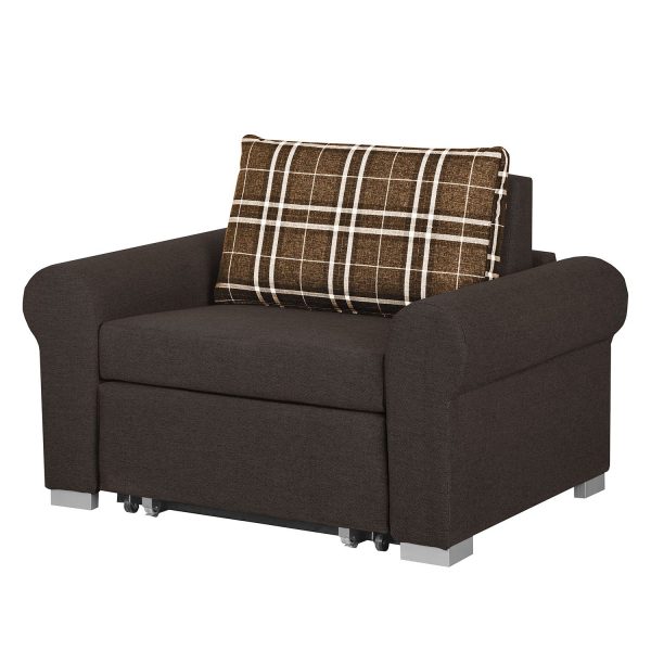 Schlafsessel Latina XIV Webstoff - Braun Schlafsessel Latina XIV Webstoff - Braun