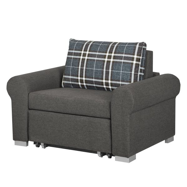 Schlafsessel Latina XIV Webstoff - Grau Schlafsessel Latina XIV Webstoff - Grau