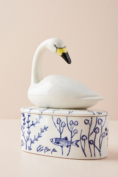Schmuckkästchen mit Tierornamenten - Blue Motif70643283 Schmuckkästchen mit Tierornamenten - Blue Motif70643283