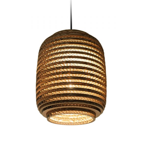 Scraplight Ausi 8 Pendelleuchte beigebraun ø 19 cm Scraplight Ausi 8 Pendelleuchte beigebraun ø 19 cm