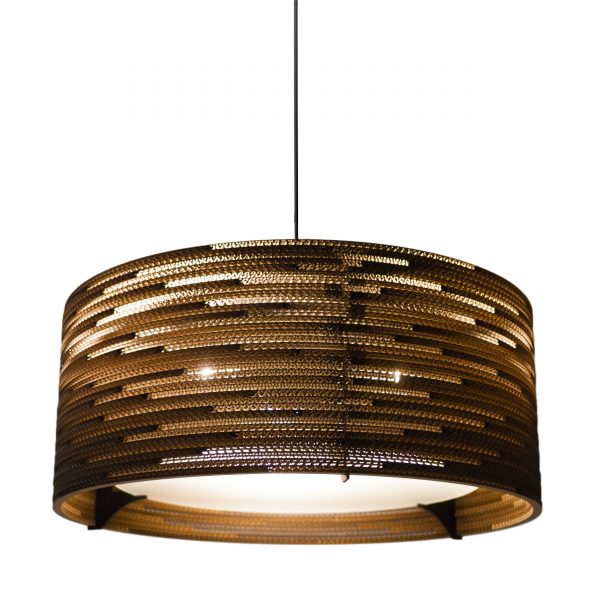 Scraplight Drum 24 Pendelleuchte beigebraun ø 61 cm Scraplight Drum 24 Pendelleuchte beigebraun ø 61 cm
