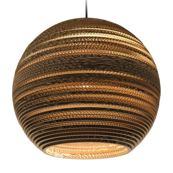 Scraplight Moon 18 Pendelleuchte beigebraun ø 45 cm Scraplight Moon 18 Pendelleuchte beigebraun ø 45 cm