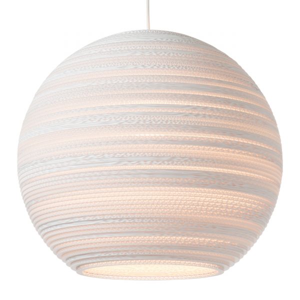 Scraplight Moon 18 Pendelleuchte weiß ø 45 cm Scraplight Moon 18 Pendelleuchte weiß ø 45 cm