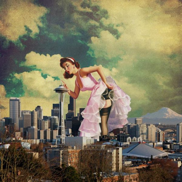 Seattle Pinup Leinwandbild Seattle Pinup Leinwandbild