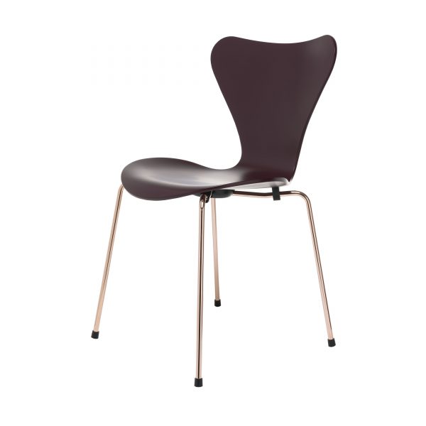 Serie 7 Stuhl rosegold merlot Serie 7 Stuhl rosegold merlot