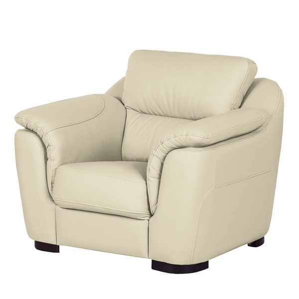Sessel Alzira - Kunstleder - Ecru Sessel Alzira - Kunstleder - Ecru