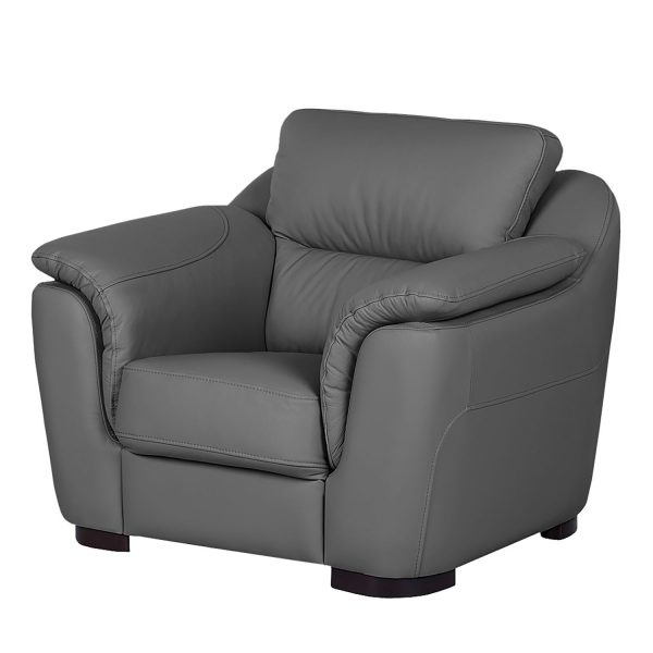 Sessel Alzira - Kunstleder - Grau Sessel Alzira - Kunstleder - Grau