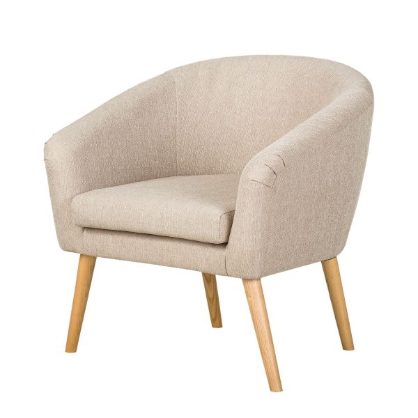 Sessel Ida II Webstoff - Cappuccino Sessel Ida II Webstoff - Cappuccino