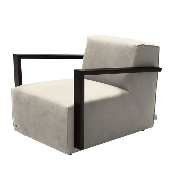 Sessel Lazy Antiklederoptik - Ohne Hocker - Beige Sessel Lazy Antiklederoptik - Ohne Hocker - Beige