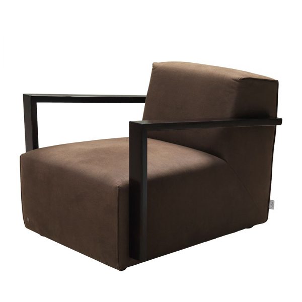 Sessel Lazy Antiklederoptik - Ohne Hocker - Braun Sessel Lazy Antiklederoptik - Ohne Hocker - Braun