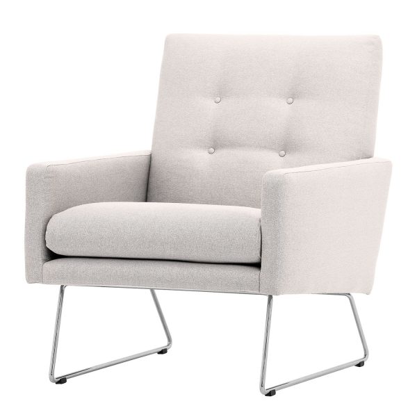 Sessel Maximus Webstoff - Stoff Floreana Beige Sessel Maximus Webstoff - Stoff Floreana Beige