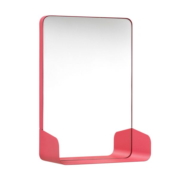 Shelf Wandspiegel mit Ablage pink Shelf Wandspiegel mit Ablage pink