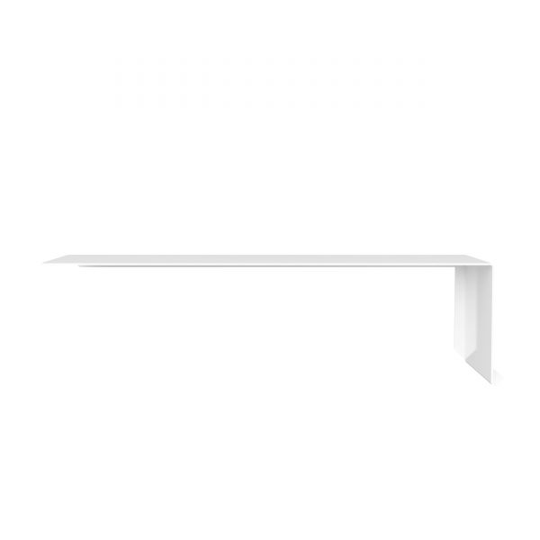 Shelve01 Wandregal mit Winkel rechts weiß Shelve01 Wandregal mit Winkel rechts weiß