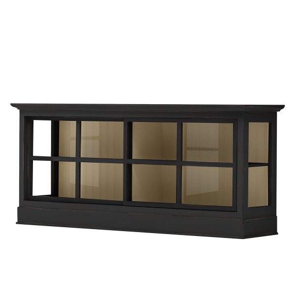 Sideboard Azjana I - Pinie teilmassiv - Schwarz / Pinie Creme Sideboard Azjana I - Pinie teilmassiv - Schwarz / Pinie Creme