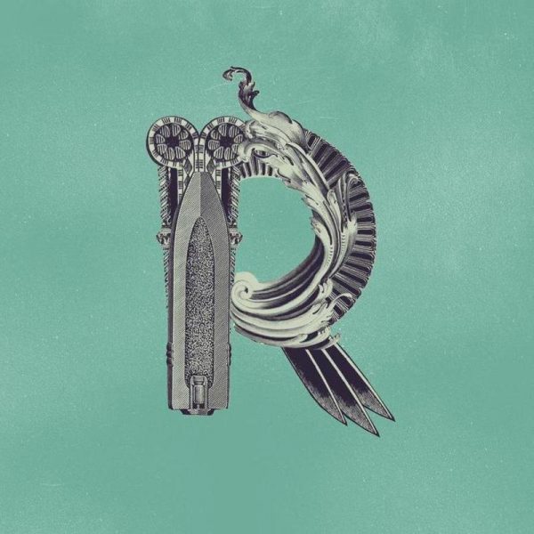 Steampunk Alphabet Letter R Leinwandbild Steampunk Alphabet Letter R Leinwandbild