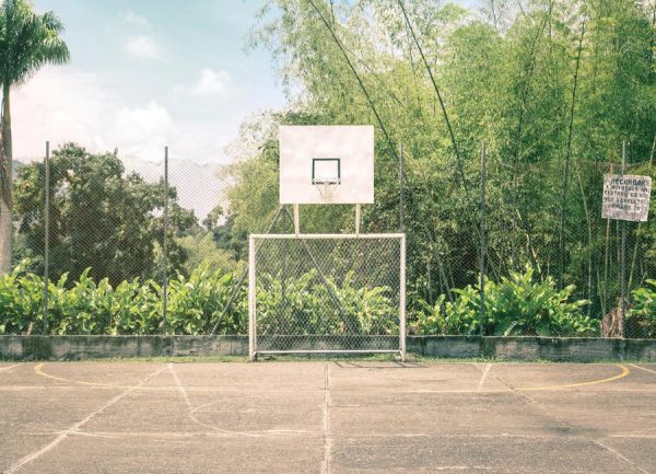 Streetball Courts 2 Manizales Colombia Leinwandbild Streetball Courts 2 Manizales Colombia Leinwandbild