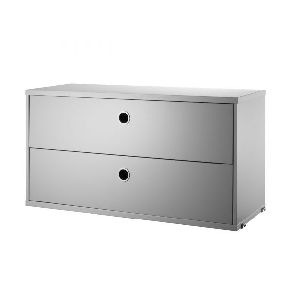 String System Schubladenelement grau String System Schubladenelement grau