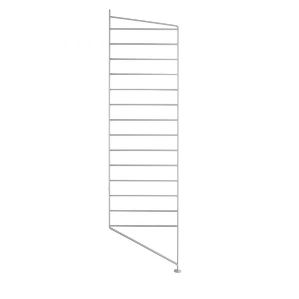 String System Seitenteil mit Standfuß 115 grau String System Seitenteil mit Standfuß 115 grau