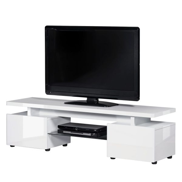 TV-Lowboard CU-Libre 255 - Hochglanz Weiß TV-Lowboard CU-Libre 255 - Hochglanz Weiß