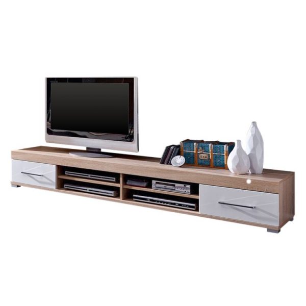 TV-Lowboard Tocha - Sonoma Eiche Dekor/Weiß Hochglanz TV-Lowboard Tocha - Sonoma Eiche Dekor/Weiß Hochglanz
