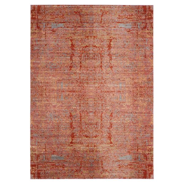 Teppich Abella Vintage - Kunstfaser - Rot / Beige - 91 x 152 cm Teppich Abella Vintage - Kunstfaser - Rot / Beige - 91 x 152 cm