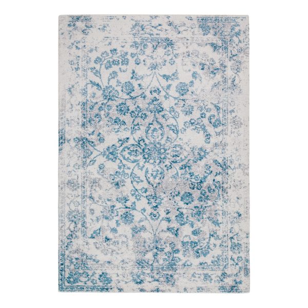 Teppich Beau Cosy III - Webstoff - Creme / Blau Teppich Beau Cosy III - Webstoff - Creme / Blau