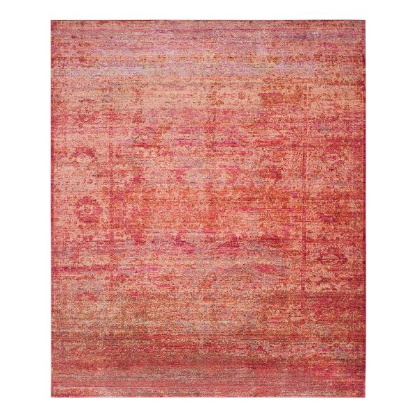 Teppich Lulu Vintage - Kunstfaser - Rot / Karamell - 91 x 152 cm Teppich Lulu Vintage - Kunstfaser - Rot / Karamell - 91 x 152 cm