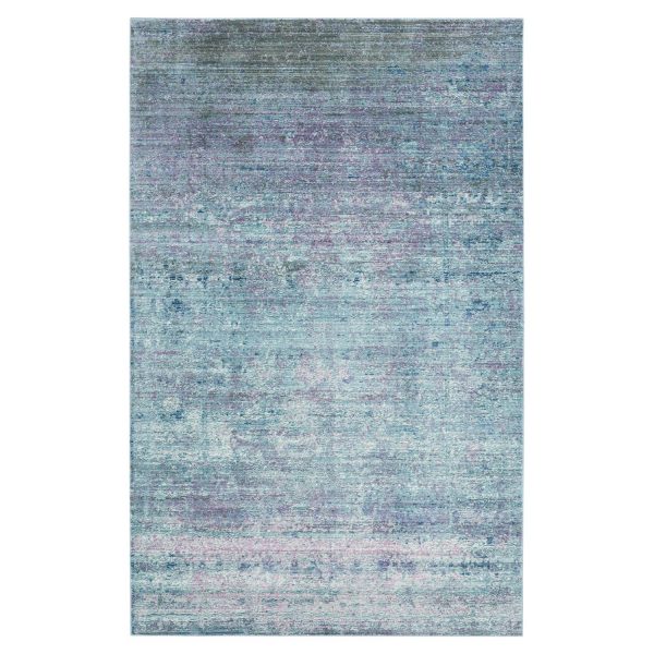 Teppich Lulu Vintage - Kunstfaser - Türkis / Pink - 152 x 243 cm Teppich Lulu Vintage - Kunstfaser - Türkis / Pink - 152 x 243 cm