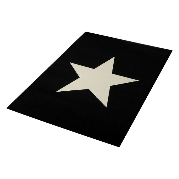 Teppich Stern II - Schwarz Teppich Stern II - Schwarz