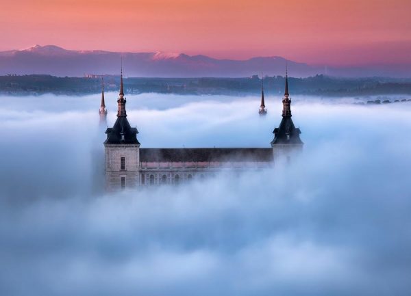 Toledo City Foggy Sunset Jesús M. Garcia Leinwandbild Toledo City Foggy Sunset Jesús M. Garcia Leinwandbild