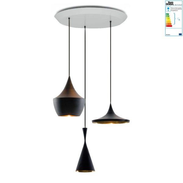 Tom Dixon - Beat Trio Round Pendelleuchte Tom Dixon - Beat Trio Round Pendelleuchte