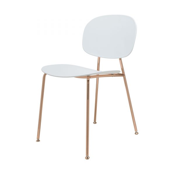 Tondina Pop Stuhl kupfer-weiß Tondina Pop Stuhl kupfer-weiß