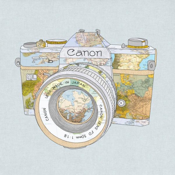 Travel Camera Leinwandbild Travel Camera Leinwandbild