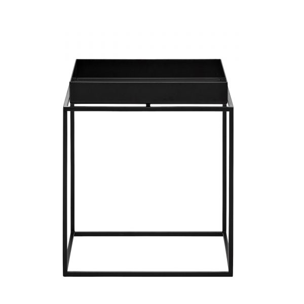 Tray Table Beistelltisch schwarz 30x30 Tray Table Beistelltisch schwarz 30x30