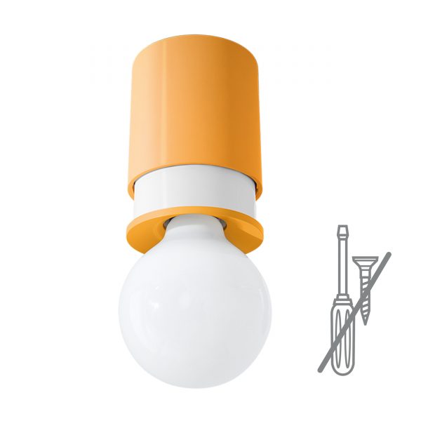 Twister Lighting® Deckenleuchte orange Twister Lighting® Deckenleuchte orange