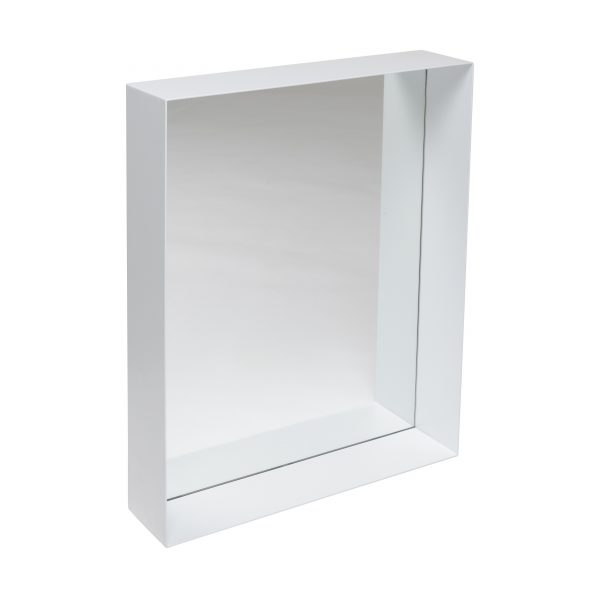 Unu Spiegel mit Rahmen 50 weiss Unu Spiegel mit Rahmen 50 weiss