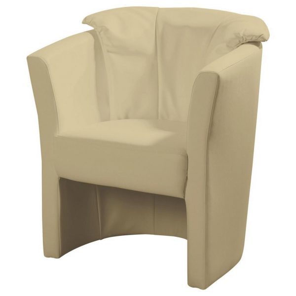 VENDA SESSEL Echtleder Beige VENDA SESSEL Echtleder Beige