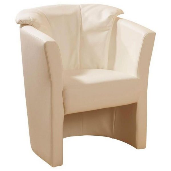 VENDA SESSEL Echtleder Beige VENDA SESSEL Echtleder Beige