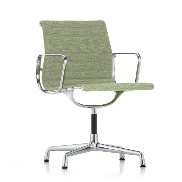 Vitra - EA 104 Drehstuhl Chrom mit Armlehnen Vitra - EA 104 Drehstuhl Chrom mit Armlehnen