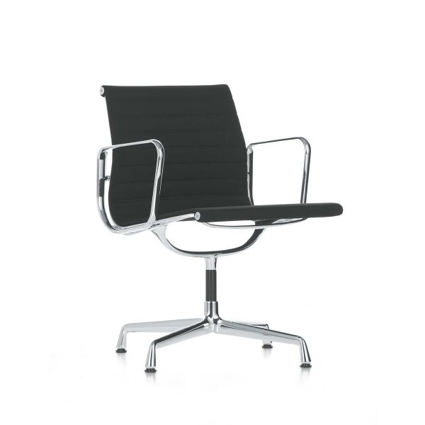 Vitra - EA 108 Bürostuhl Chrom mit Armlehnen Vitra - EA 108 Bürostuhl Chrom mit Armlehnen