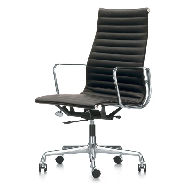 Vitra - EA 119 Bürostuhl Chrom mit Armlehnen Vitra - EA 119 Bürostuhl Chrom mit Armlehnen
