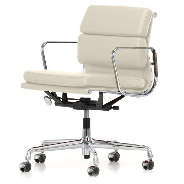 Vitra - EA 217 Soft Pad Bürostuhl Chrom mit Armlehnen Vitra - EA 217 Soft Pad Bürostuhl Chrom mit Armlehnen