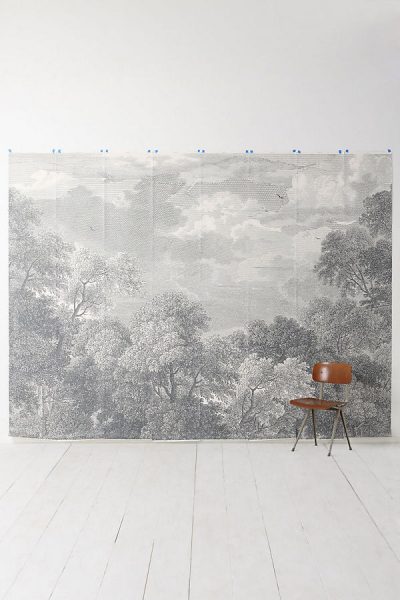 Waldstück Tapete - Grey Motif5340054 Waldstück Tapete - Grey Motif5340054